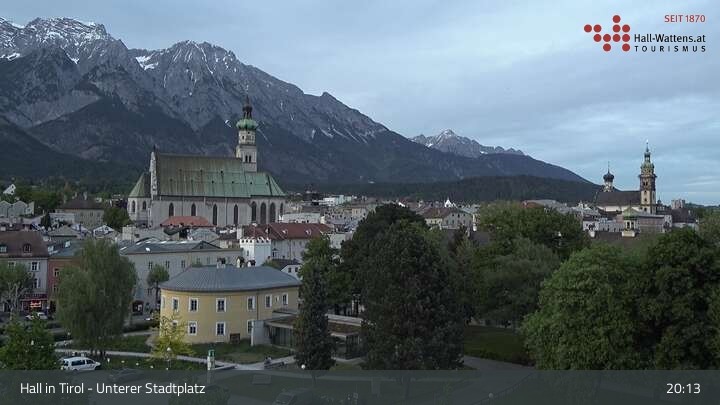 Archiv Foto Webcam Hall in Tirol - Unterer Stadtplatz