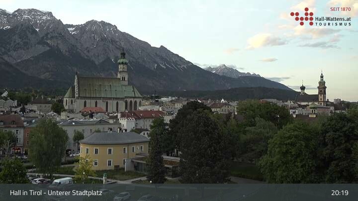 Archiv Foto Webcam Hall in Tirol - Unterer Stadtplatz
