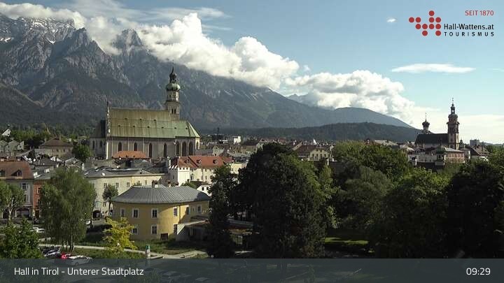 Archiv Foto Webcam Hall in Tirol - Unterer Stadtplatz