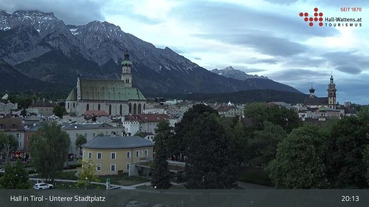 Archiv Foto Webcam Hall in Tirol - Unterer Stadtplatz