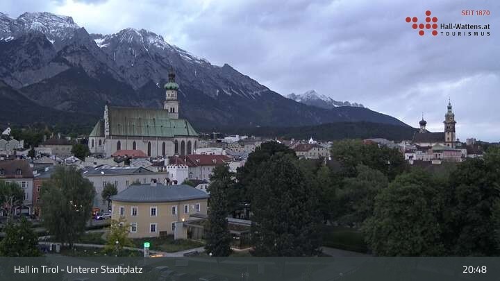 Archiv Foto Webcam Hall in Tirol - Unterer Stadtplatz