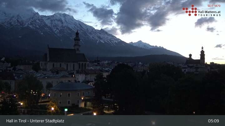 Archiv Foto Webcam Hall in Tirol - Unterer Stadtplatz