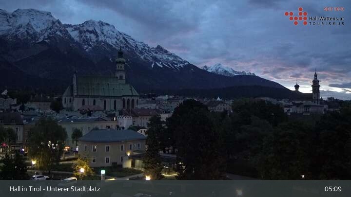 Archiv Foto Webcam Hall in Tirol - Unterer Stadtplatz