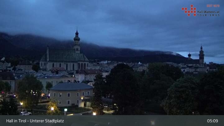 Archiv Foto Webcam Hall in Tirol - Unterer Stadtplatz