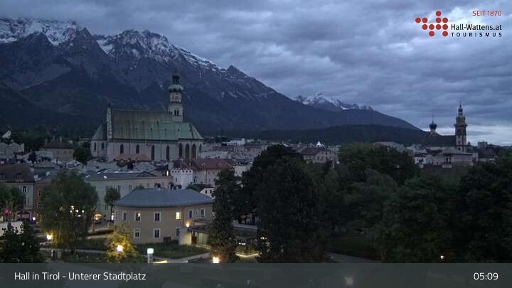 Archiv Foto Webcam Hall in Tirol - Unterer Stadtplatz