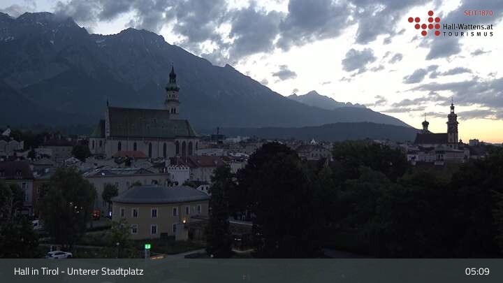Archiv Foto Webcam Hall in Tirol - Unterer Stadtplatz