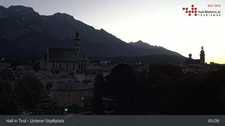 Archiv Foto Webcam Hall in Tirol - Unterer Stadtplatz