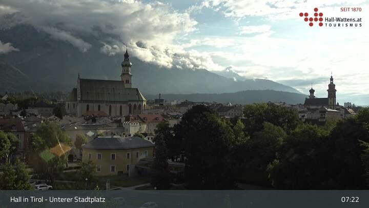 Archiv Foto Webcam Hall in Tirol - Unterer Stadtplatz
