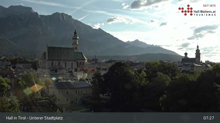 Archiv Foto Webcam Hall in Tirol - Unterer Stadtplatz