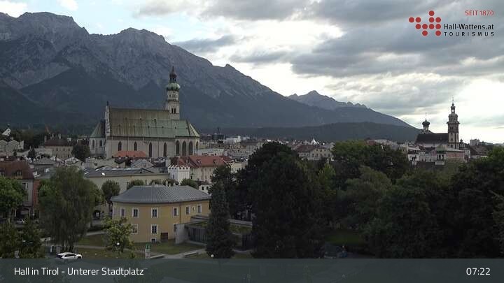 Archiv Foto Webcam Hall in Tirol - Unterer Stadtplatz