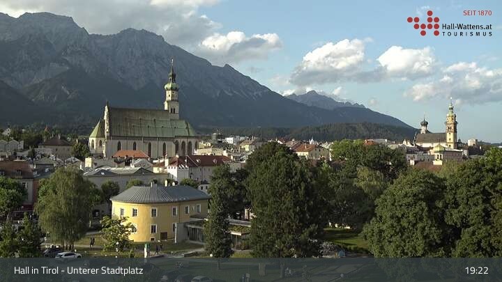 Archiv Foto Webcam Hall in Tirol - Unterer Stadtplatz