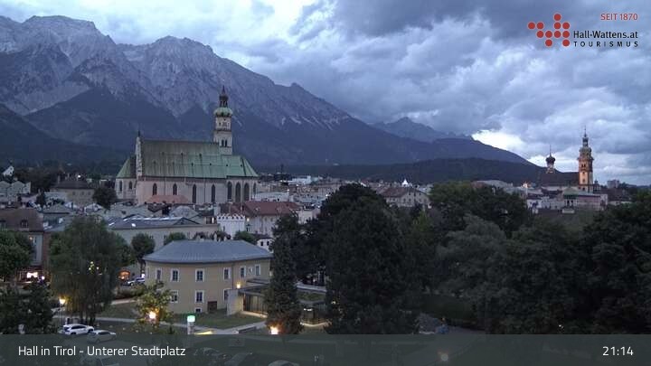 Archiv Foto Webcam Hall in Tirol - Unterer Stadtplatz