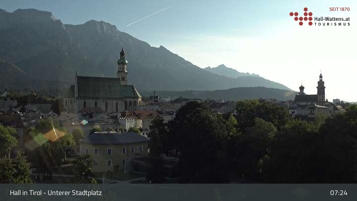 Archiv Foto Webcam Hall in Tirol - Unterer Stadtplatz
