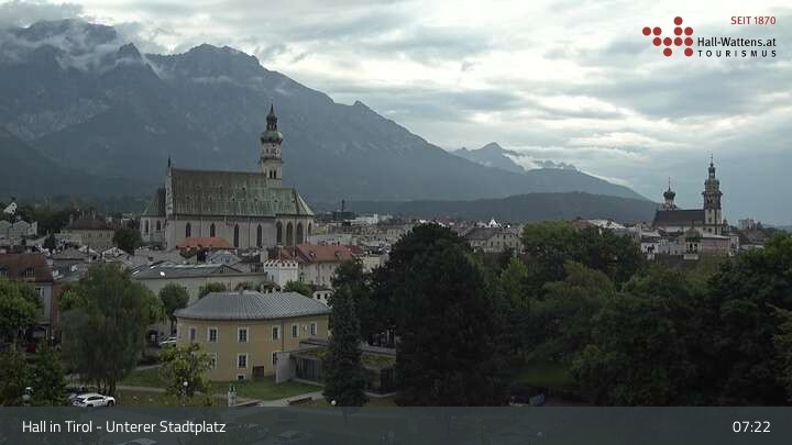 Archiv Foto Webcam Hall in Tirol - Unterer Stadtplatz