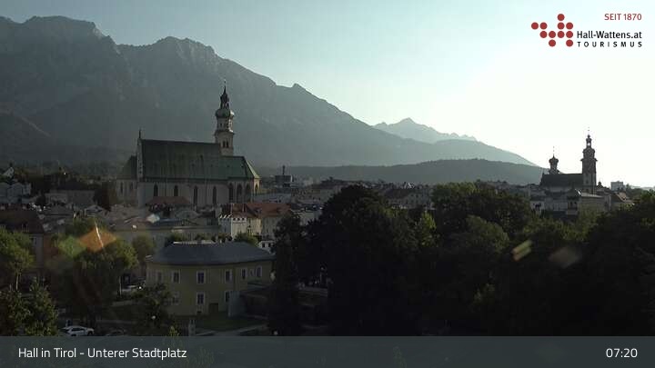 Archiv Foto Webcam Hall in Tirol - Unterer Stadtplatz