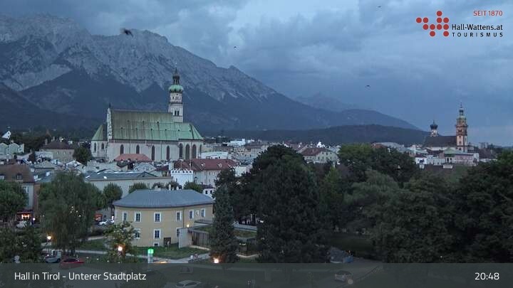 Archiv Foto Webcam Hall in Tirol - Unterer Stadtplatz