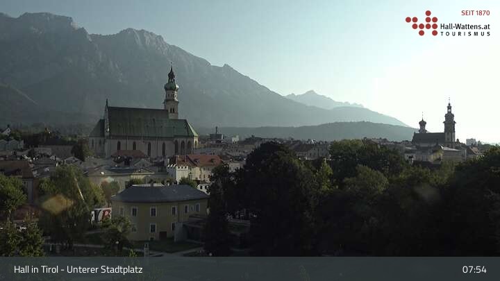 Archiv Foto Webcam Hall in Tirol - Unterer Stadtplatz
