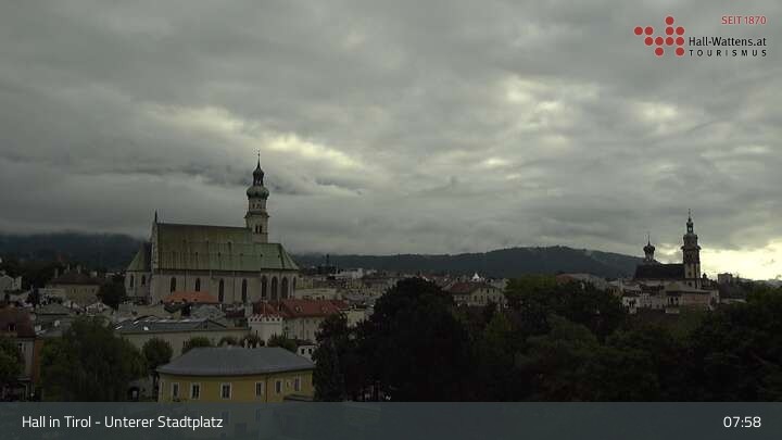 Archiv Foto Webcam Hall in Tirol - Unterer Stadtplatz