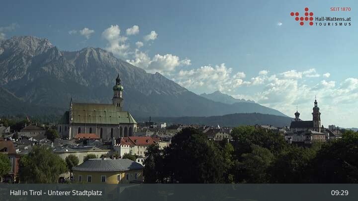 Archiv Foto Webcam Hall in Tirol - Unterer Stadtplatz