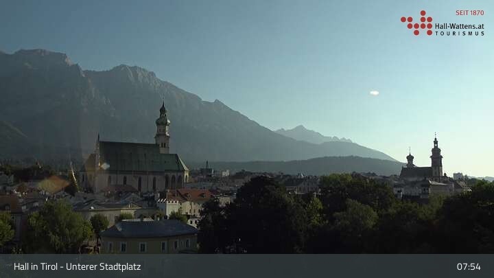 Archiv Foto Webcam Hall in Tirol - Unterer Stadtplatz