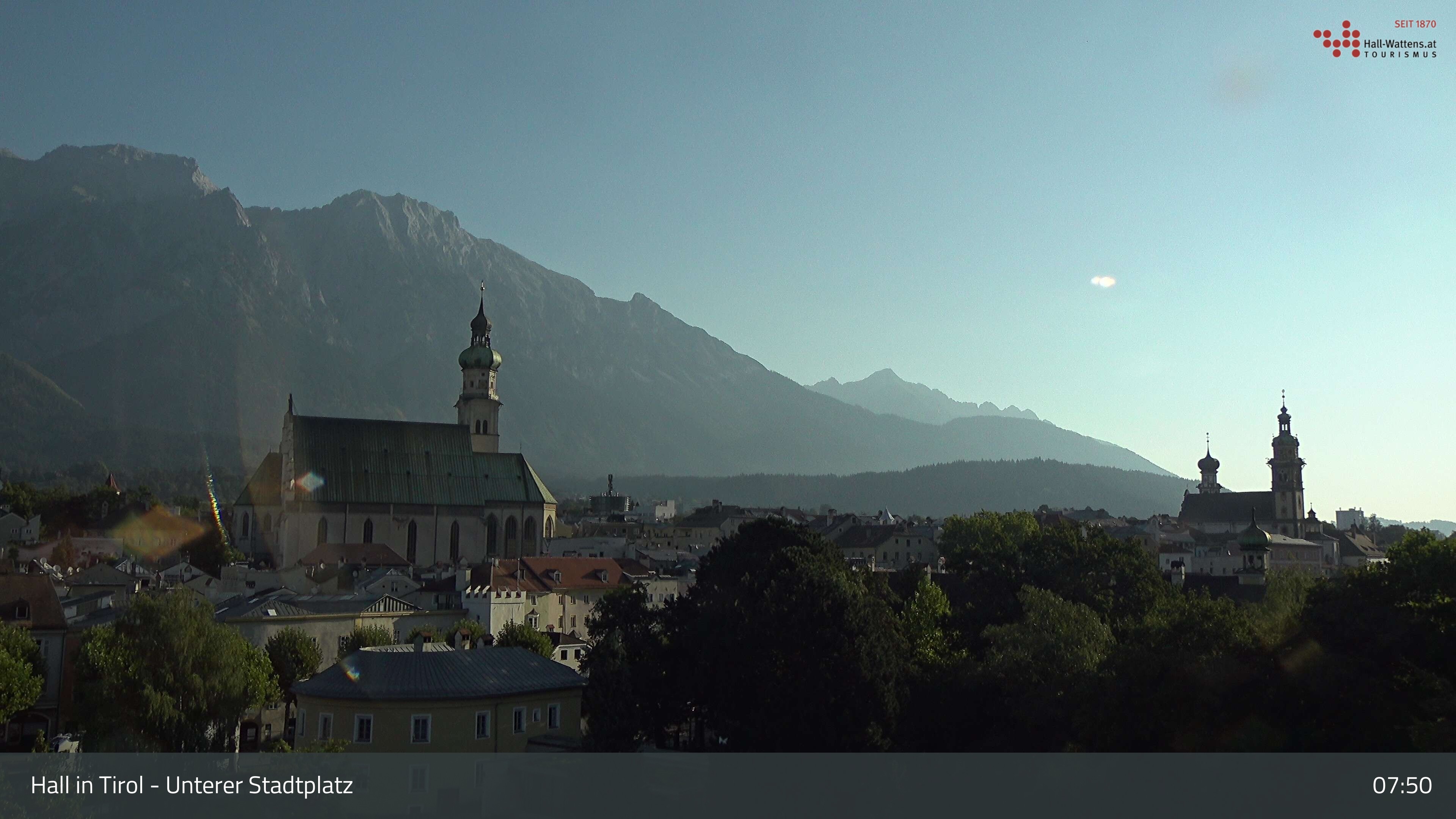 Archiv Foto Webcam Hall in Tirol - Unterer Stadtplatz