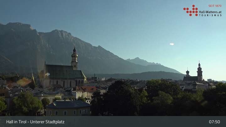 Archiv Foto Webcam Hall in Tirol - Unterer Stadtplatz