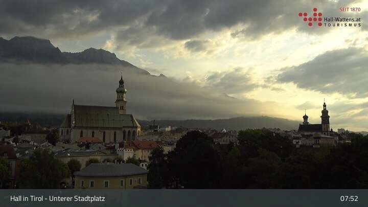 Archiv Foto Webcam Hall in Tirol - Unterer Stadtplatz