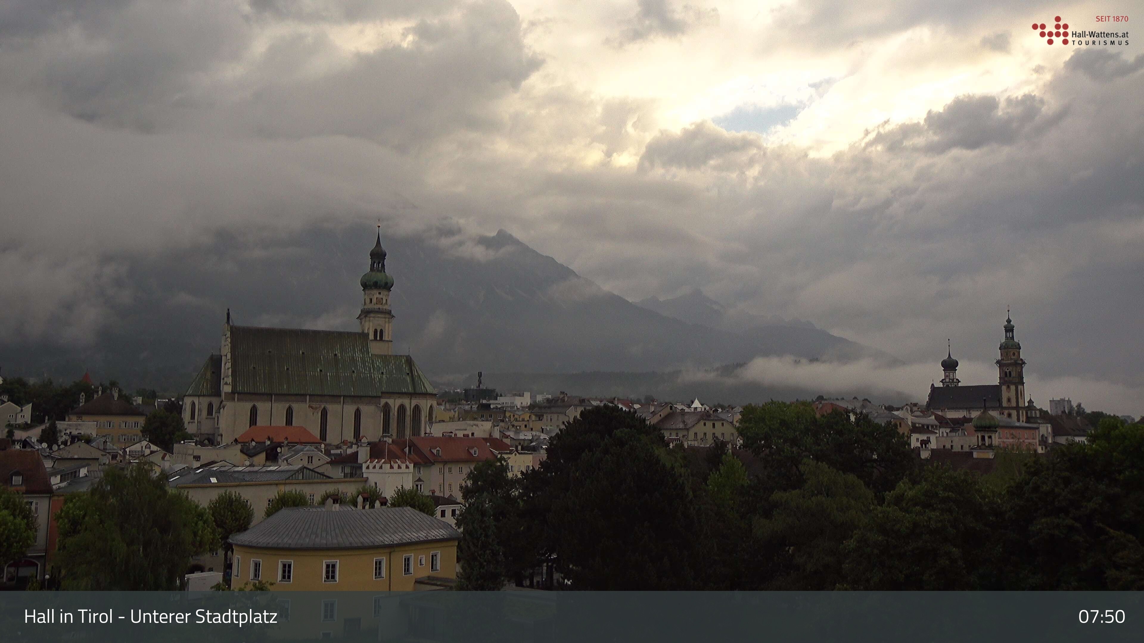 Archiv Foto Webcam Hall in Tirol - Unterer Stadtplatz