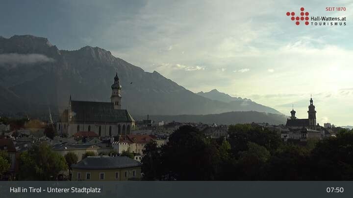 Archiv Foto Webcam Hall in Tirol - Unterer Stadtplatz