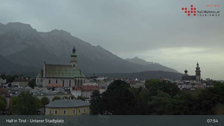 Archiv Foto Webcam Hall in Tirol - Unterer Stadtplatz