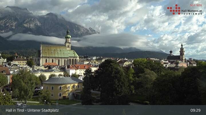Archiv Foto Webcam Hall in Tirol - Unterer Stadtplatz
