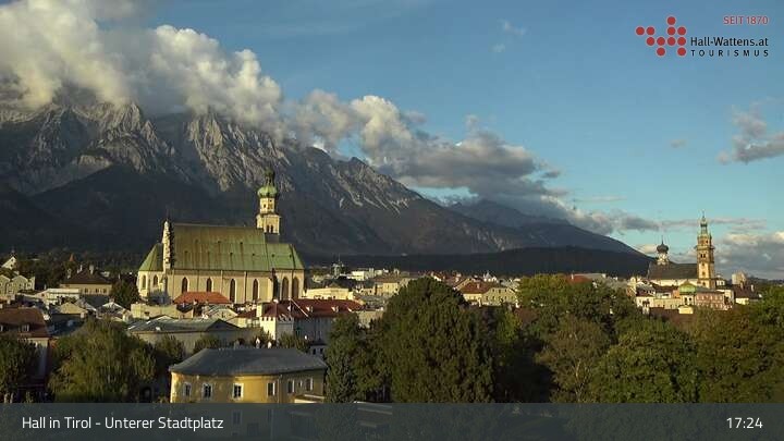 Archiv Foto Webcam Hall in Tirol - Unterer Stadtplatz