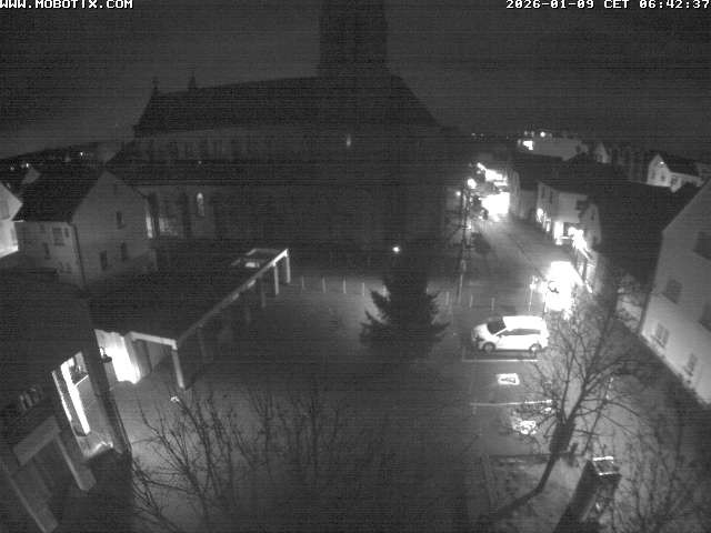 Archiv Foto Webcam Rodgau: Rathausplatz Jügesheim