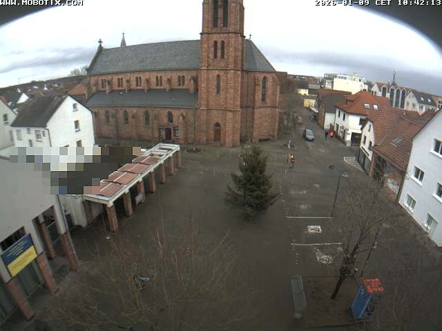 Archiv Foto Webcam Rodgau: Rathausplatz Jügesheim