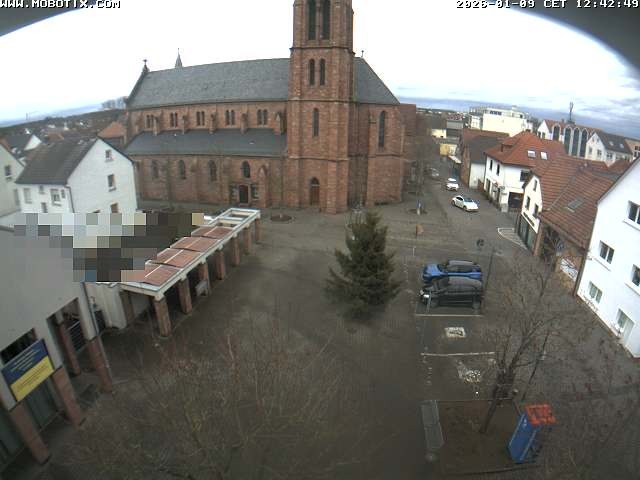 Archiv Foto Webcam Rodgau: Rathausplatz Jügesheim