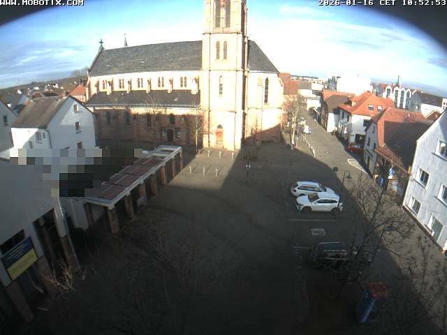 Archiv Foto Webcam Rodgau: Rathausplatz Jügesheim