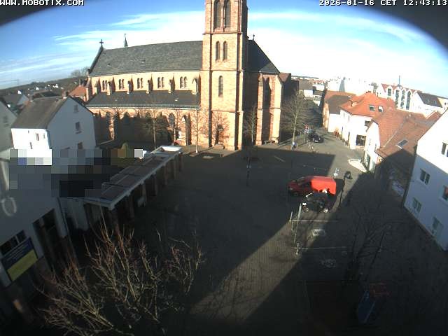 Archiv Foto Webcam Rodgau: Rathausplatz Jügesheim