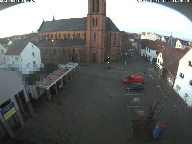 Archiv Foto Webcam Rodgau: Rathausplatz Jügesheim