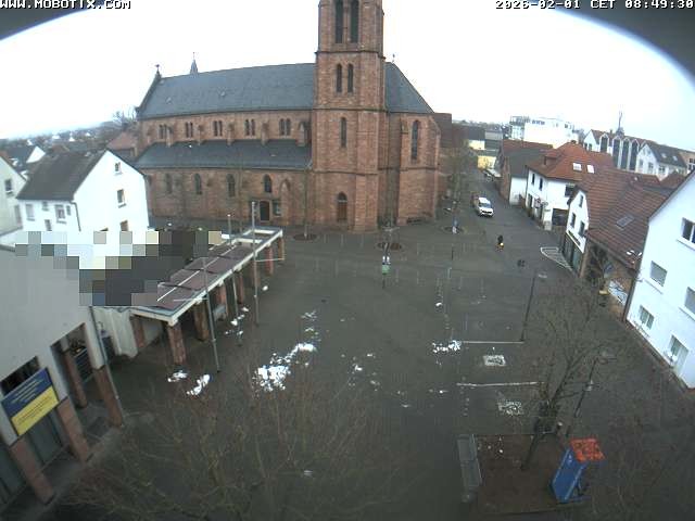 Archiv Foto Webcam Rodgau: Rathausplatz Jügesheim