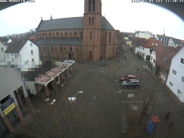 Archiv Foto Webcam Rodgau: Rathausplatz Jügesheim