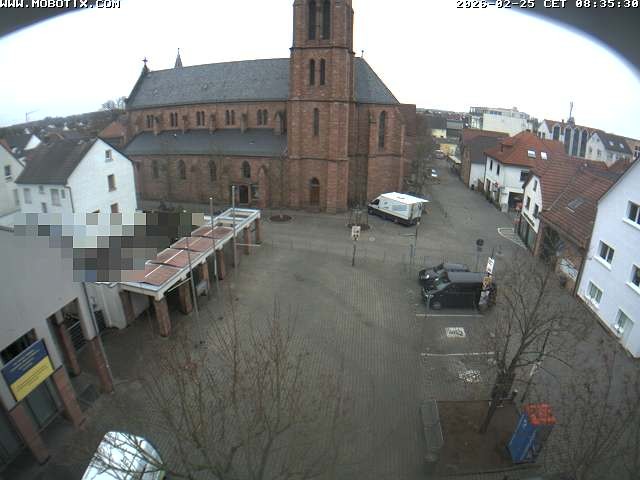 Archiv Foto Webcam Rodgau: Rathausplatz Jügesheim