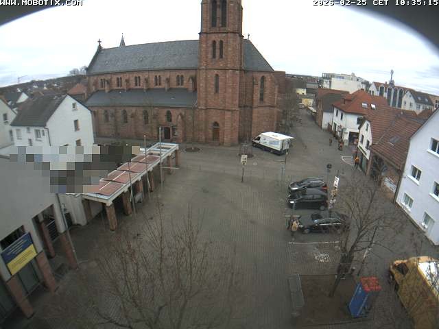 Archiv Foto Webcam Rodgau: Rathausplatz Jügesheim