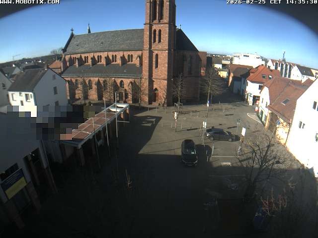Archiv Foto Webcam Rodgau: Rathausplatz Jügesheim