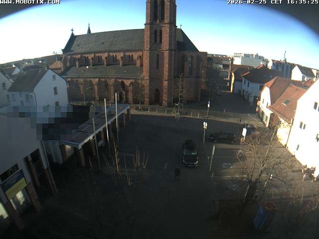 Archiv Foto Webcam Rodgau: Rathausplatz Jügesheim