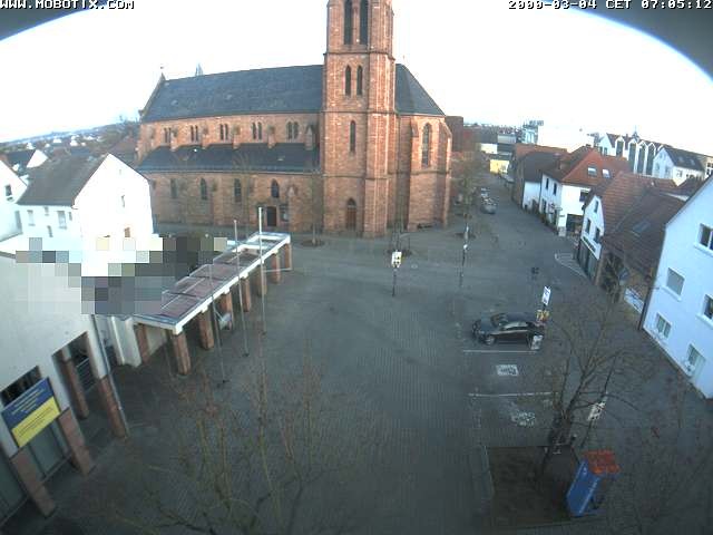 Archiv Foto Webcam Rodgau: Rathausplatz Jügesheim