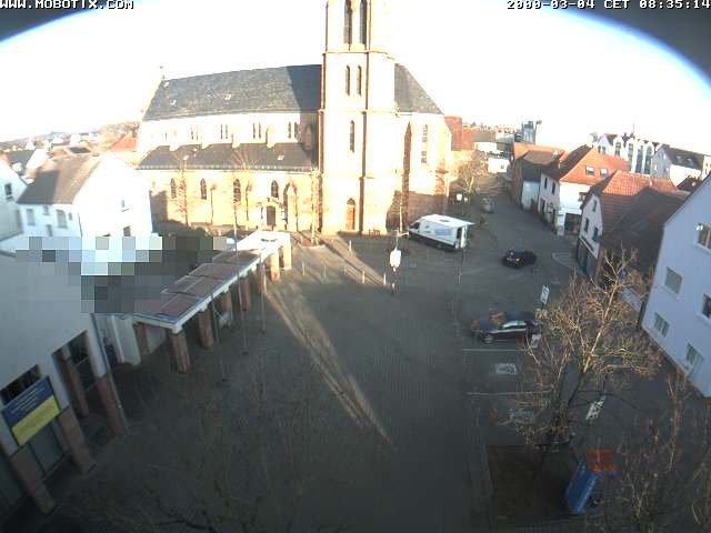 Archiv Foto Webcam Rodgau: Rathausplatz Jügesheim