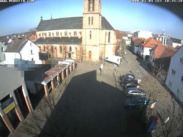 Archiv Foto Webcam Rodgau: Rathausplatz Jügesheim