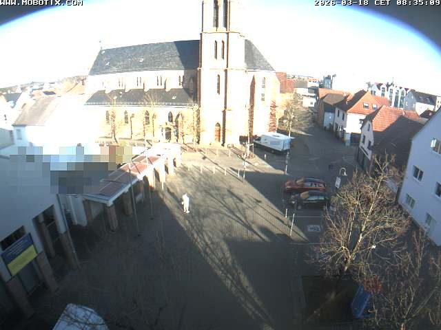 Archiv Foto Webcam Rodgau: Rathausplatz Jügesheim