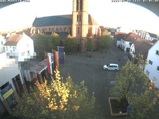 Archiv Foto Webcam Rodgau: Rathausplatz Jügesheim