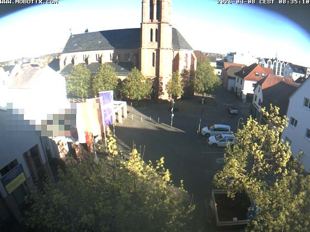 Archiv Foto Webcam Rodgau: Rathausplatz Jügesheim